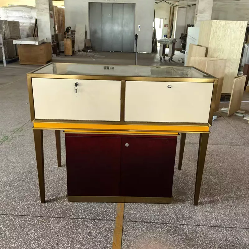 স্টেইনলেস স্টীল প্রদর্শন টেবিল